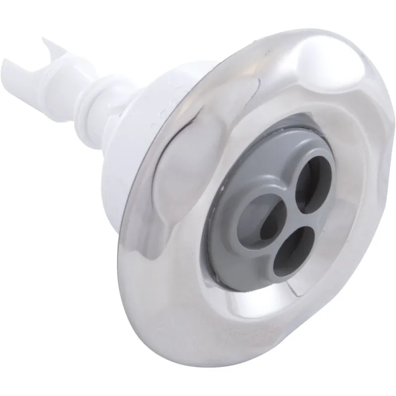 Save Now Jet Intl, WW Mini Storm, 3"fd, Massage, Scalloped, SS/Gry