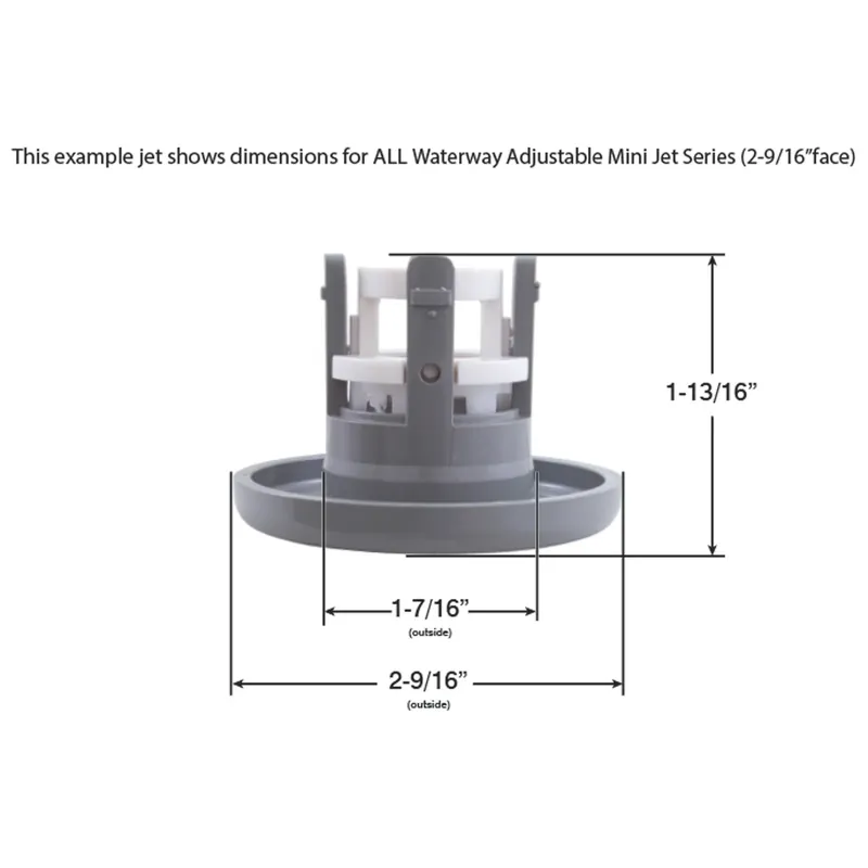 In Demand Jet Intl, WW Mini, 2-9/16"fd, Dir, Smth, Blk