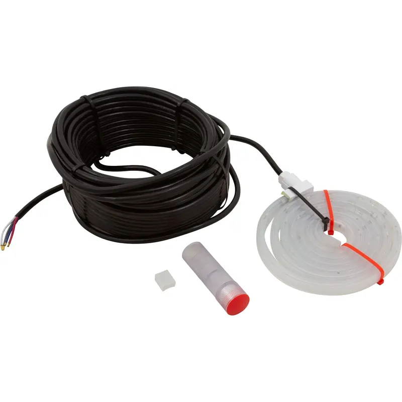Secure Checkout 7' PAL Multi Color LED Pool Perim Strip Lt, 80ft Cbl, WF,24v