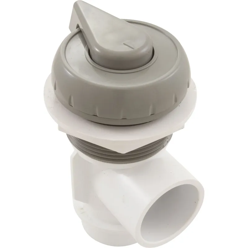 Diverter Valve, Waterway, 2-1/16"hs, 1"s, 1 Port, Gray Trending