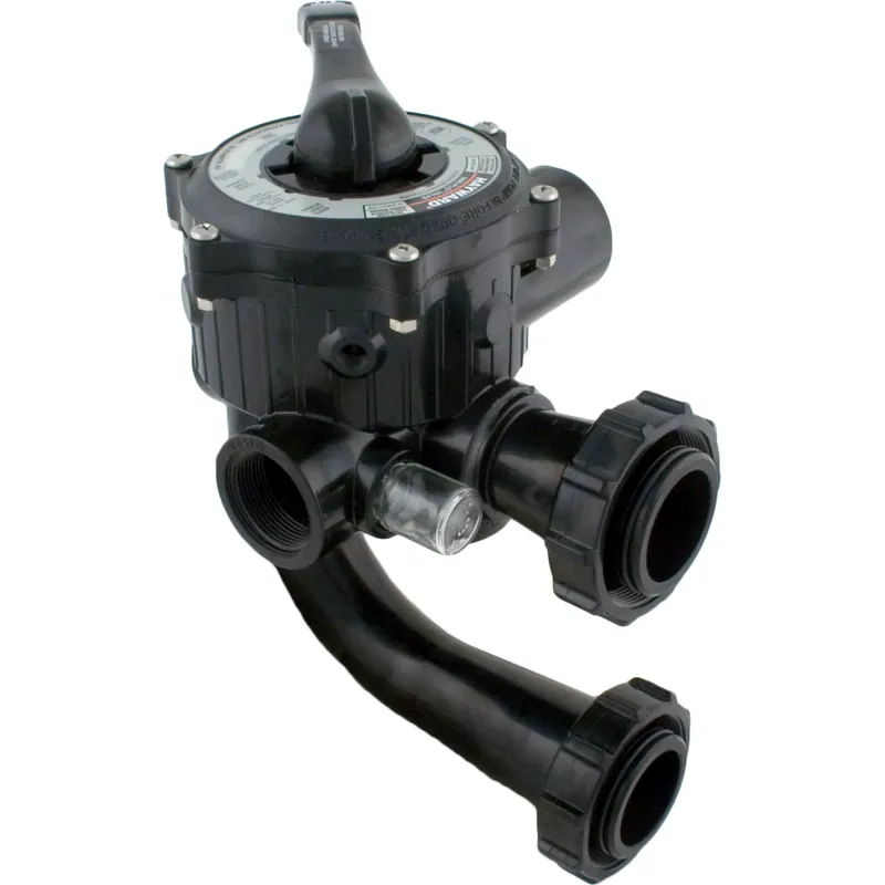 Get Yours Multiport Valve, Hayward SP0710X62, 1-1/2", 6 Pos, w/Gauge