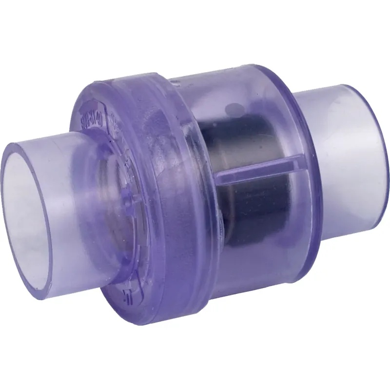 Clearance Check Valve, Waterway, Spring, 1-1/2" Slip, 1/4 lb, Air