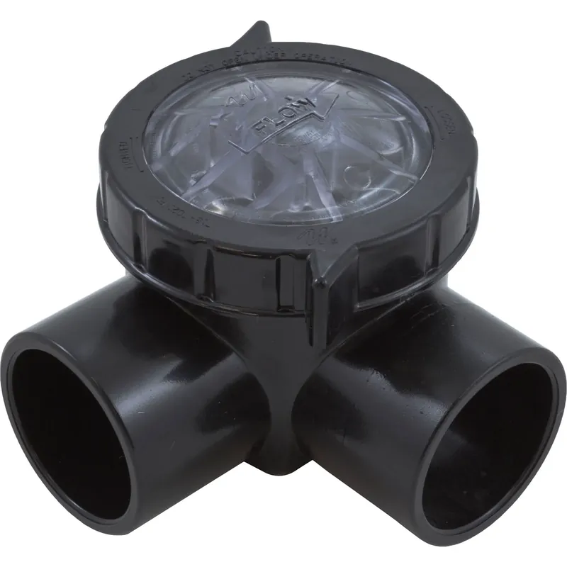 Check Valve, Waterway, 2" Slip or 2-1/2" Spigot, 90 deg Body Hassle-Free Returns