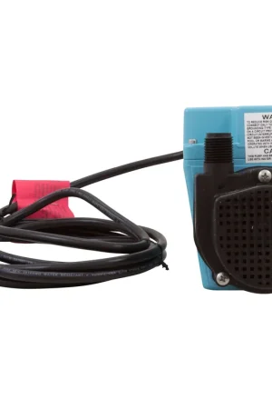 Authentic Pump, Submersible, Little Giant 3E-34N,670 GPH,200W,10' Cord