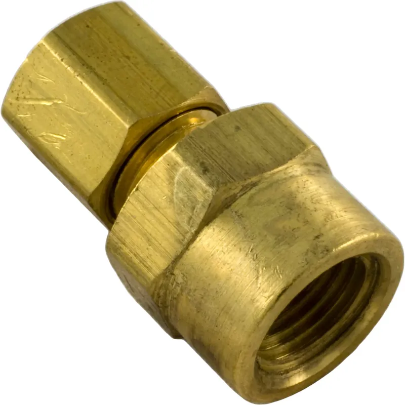 Compression Fitting, 1/8" x 3/16" Tube, Brass Affordable