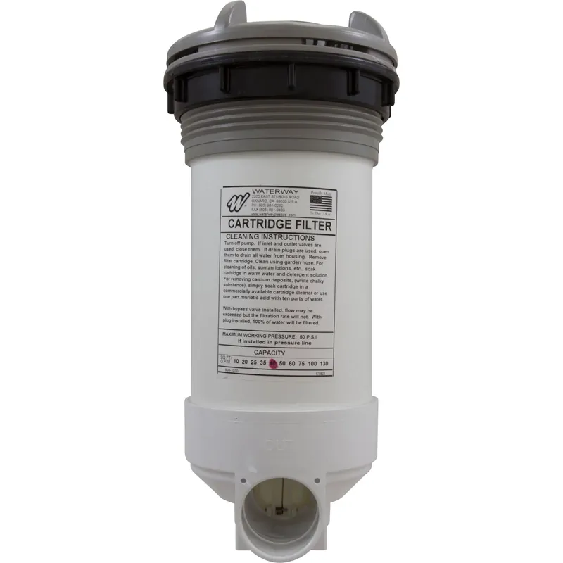 Skim Filter Complete, WW DynaFlo Lo-Profile, 40sqft, Gray Special Discount