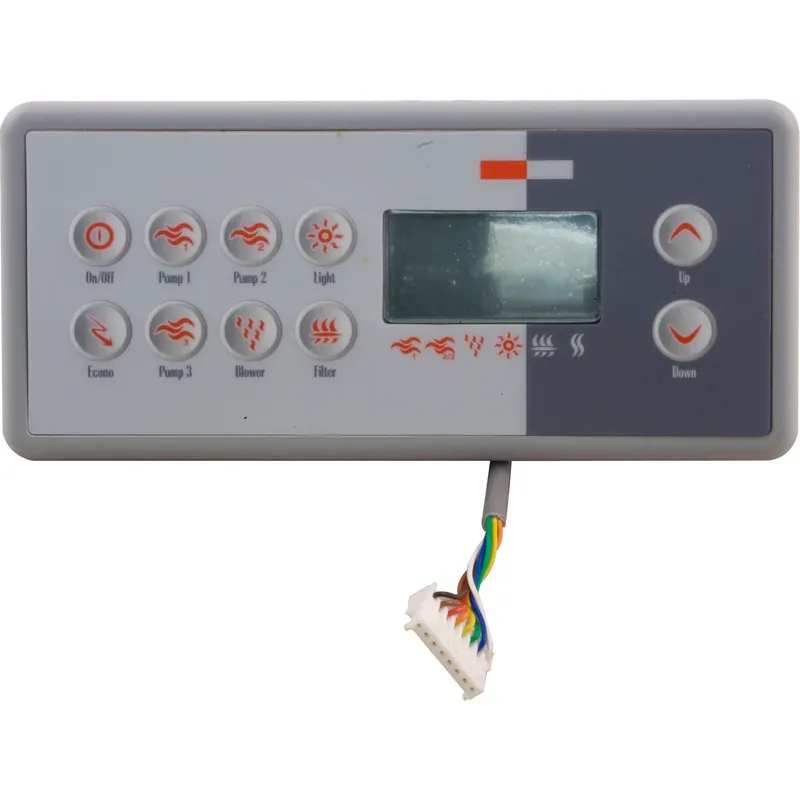 Price Drop Topside, Gecko TSC 8/K 8, 10 Button, 3 Pump, Large Rec, LCD
