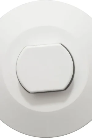 Air Button, Presair, Standard, 1-3/4"hs, 2-5/8"fd, White Super Sale
