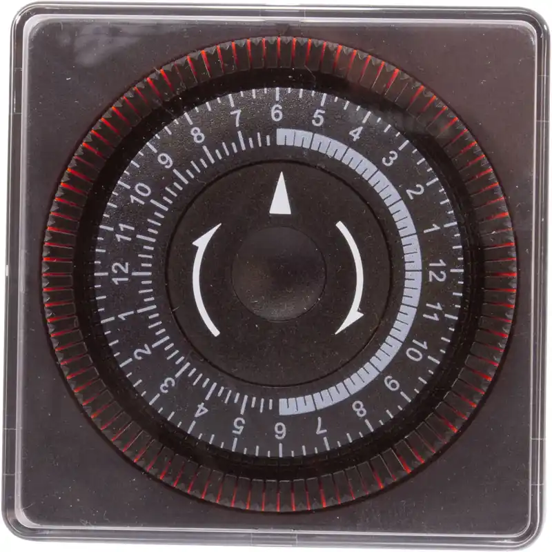Timer, Diehl, SPST, Panel Mount, 230v, 20A, w/housing, 24hr Same Day Shipping