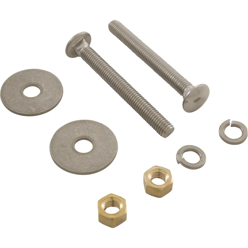 Premium Bolt Kit, 2 Hole Diving Board Mounting, Stainless Steel