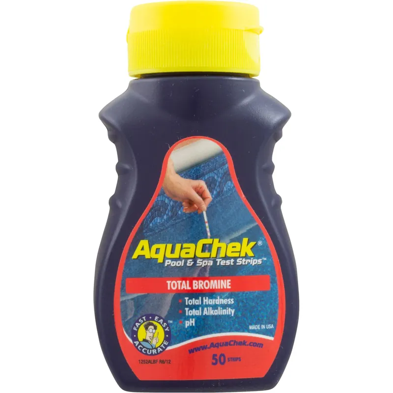 Test Strips, AquaChek Red, 4-in-1, Total Bromine, 50 ct Must Have