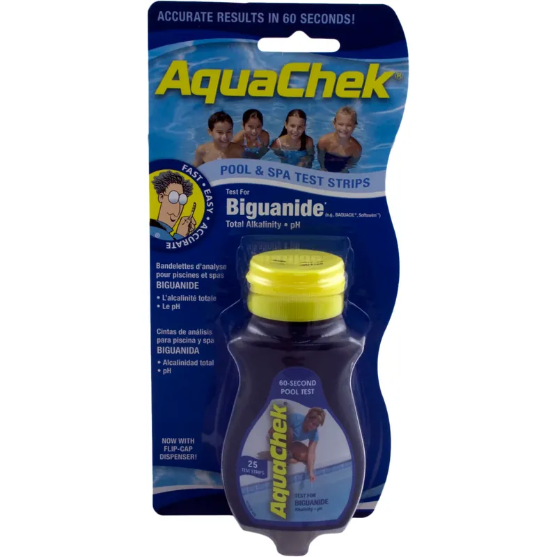 Save Now Test Strips, AquaChek Blue, 3-in-1, Biguanide, 25 ct