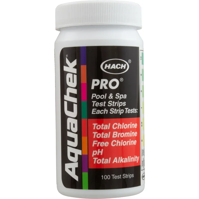 Test Strips, AquaChek Pro, 5-in-1, TC, TB, FC, pH, TA,100 ct High Quality
