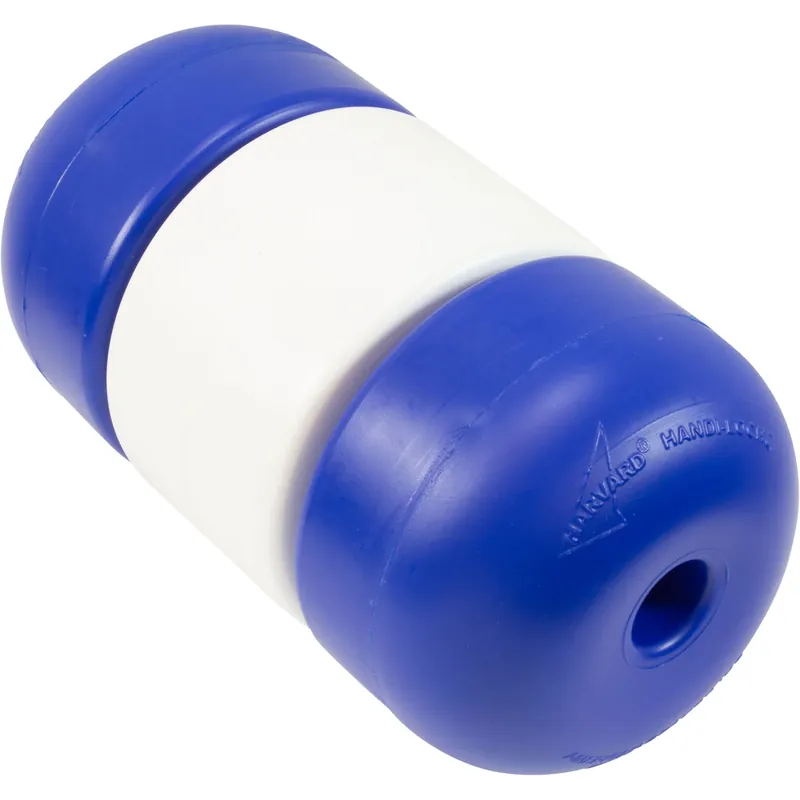 Pool Float, Handi-Lock, 5" x 9", 3/4" Rope, Blue/White/Blue Buy Direct