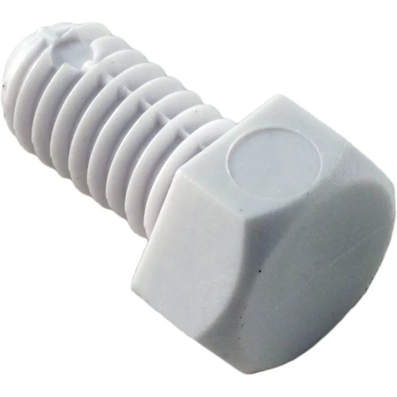 Certified Adjustment Screw, Pentair Letro Legend Cleaners, White
