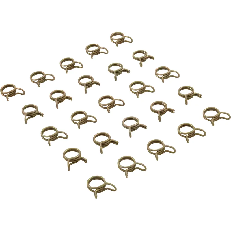 Tubing Clamp, 0.500" Ideal OD, Double Wire, Quantity 25 Fan Favorite