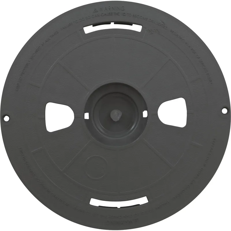 Price Cut Pool Skimmer Gunite Lid R1 - Drk Gry