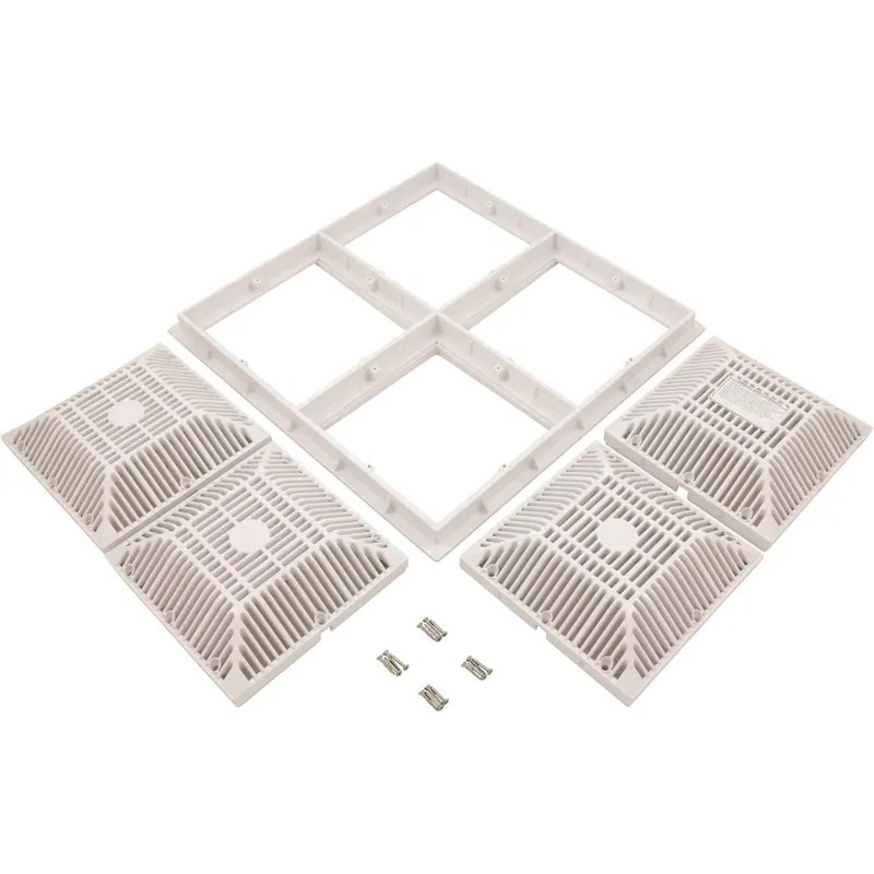 One Day Deal POOL FRAME & GRATE 18" X 18" ( 2011 ) - WHITE