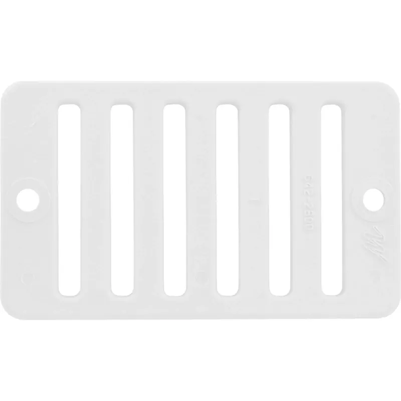 2"X 4" Deck/Gutter Drain Grate-Wht. Best Price