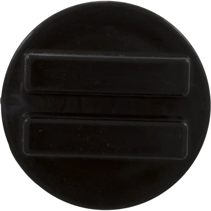 Universal Plug 1 1/2"Mpt W/ O Ring Groove - Black Luxury