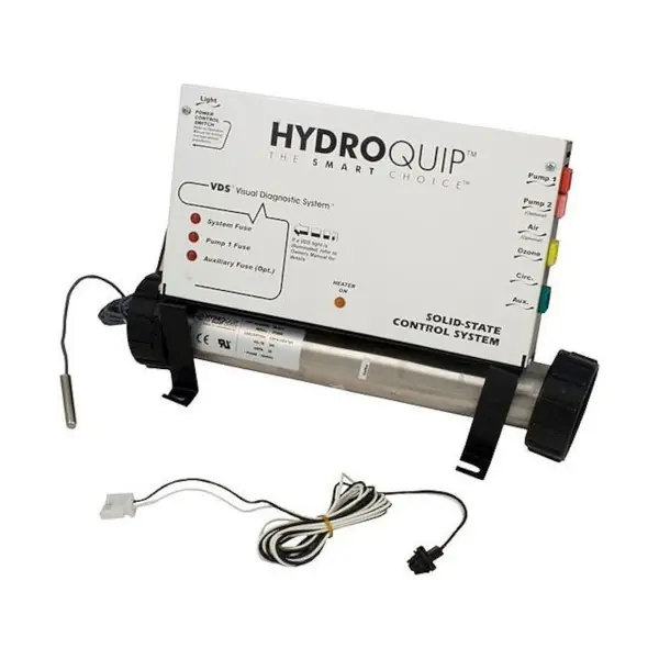 Same Day Shipping Equipment System, HydroQuip ES4230, 5.5kW, Pump1- 2.0HP, Blower- 1.0HP, Pump2 Ready w/Cords & Spaside : ES4230-E
